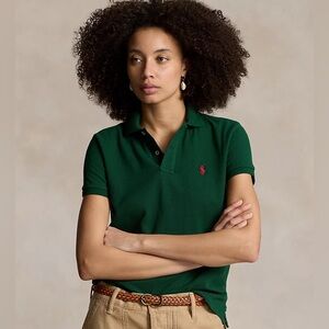 Ralph Lauren Women's Dark Green Polo Shirt